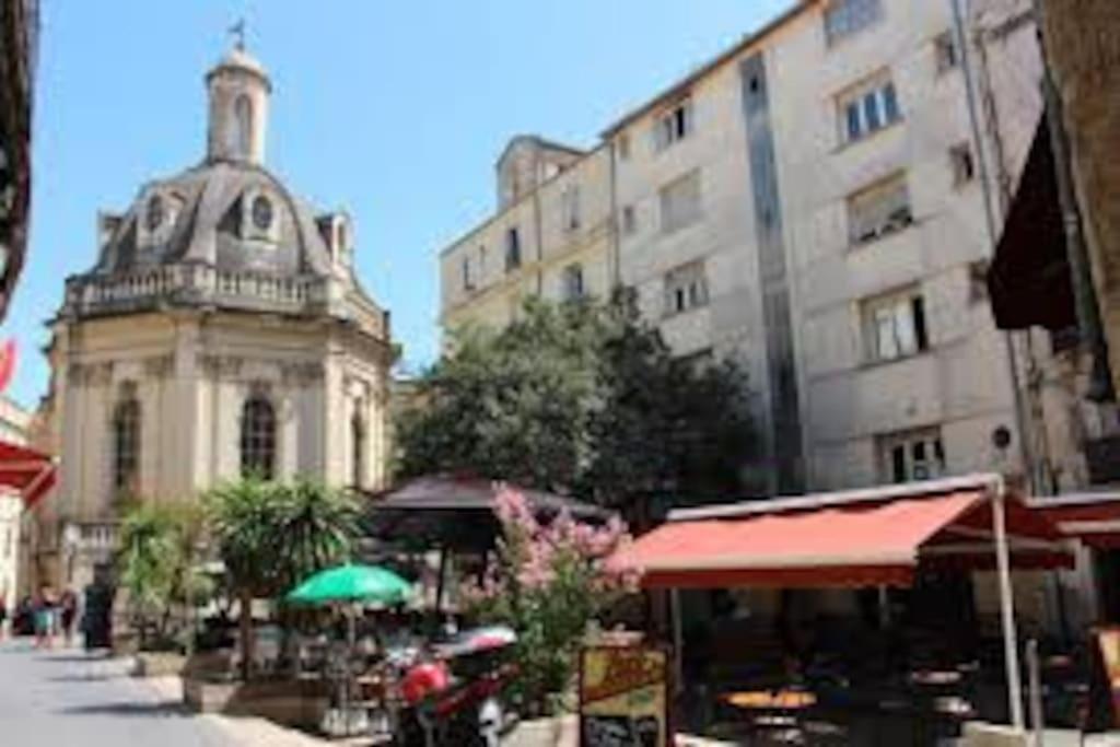 Studio Sous Les Toits Tres Bien Place Et Climatise Montpellier Eksteriør billede